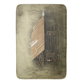 Rustic Cabin  Weathered Briefkaart Badmat (Voorkant Verticaal)