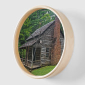 RUSTIC CABIN WOOD Wall klok (Hoek)