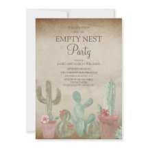 Rustic Cactus Empty Nest Party