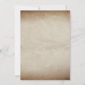 Rustic Cactus Empty Nest Party Kaart (Achterkant)