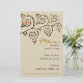 Rustic Cafe Menu Stationery (Staand voorkant)