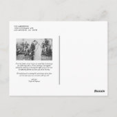 Rustic Calligraphy Wedding Bedankt Briefkaart (Achterkant)