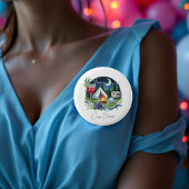 Rustic Camp Bride Gepersonaliseerde vrijgezellenfe Ronde Button 5,7 Cm