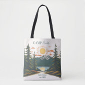Rustic Camp Weekend Retreat Bachelorette Tote Bag (Voorkant)