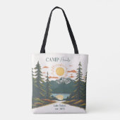 Rustic Camp Weekend Retreat Bachelorette Tote Bag (Achterkant)