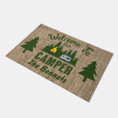 Rustic Camper Deurmat (Schuin)