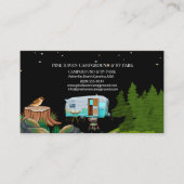 Rustic Campground RV Park Outdoor Layout Visitekaartje (Voorkant)