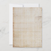 Rustic Camping Birthday Party Photo Uitnodiging (Achterkant)