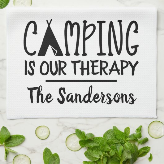 Rustic Camping is onze naam van de therapietent Theedoek (Gevouwen)