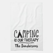 Rustic Camping is onze naam van de therapietent Theedoek (Verticaal)