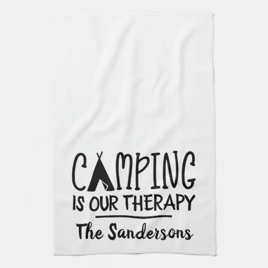 Rustic Camping is onze naam van de therapietent Theedoek (Verticaal)