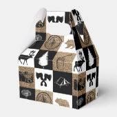 Rustic Camping Outdoor Adventure Bedankdoosjes (Achterkant)