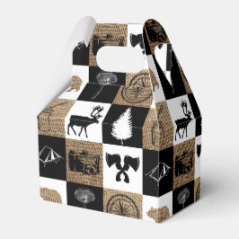 Rustic Camping Outdoor Adventure Bedankdoosjes