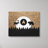 Rustic Camping Outdoor Adventure Canvas Afdruk (Voorkant)
