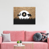 Rustic Camping Outdoor Adventure Canvas Afdruk (Insitu (Woonkamer))