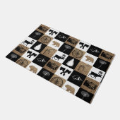 Rustic Camping Outdoor Adventure Deurmat (Schuin)