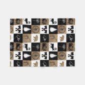 Rustic Camping Outdoor Adventure Fleece Deken (Voorkant (Horizontaal))