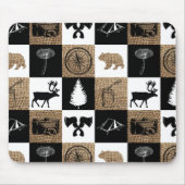 Rustic Camping Outdoor Adventure Muismat (Voorkant)