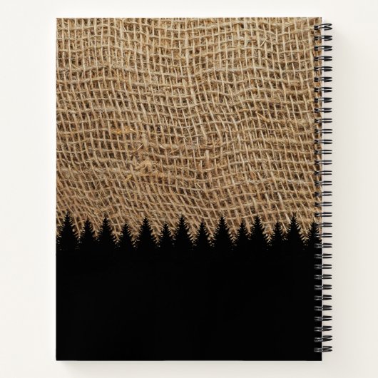 Rustic Camping Outdoor Adventure Notitieboek (Achterkant)