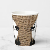 Rustic Camping Outdoor Adventure Papieren Bekers (Links)