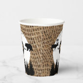 Rustic Camping Outdoor Adventure Papieren Bekers (Rechts)