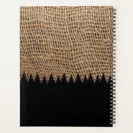 Rustic Camping Outdoor Adventure Planner (Achterkant)