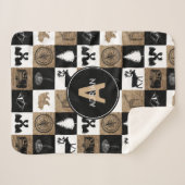 Rustic Camping Outdoor Adventure Sherpa Deken (Voorkant (horizontaal))