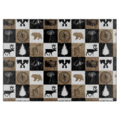 Rustic Camping Outdoor Adventure Snijplank (Voorkant)