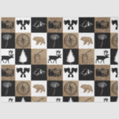 Rustic Camping Outdoor Adventure Tissuepapier (Voorkant)