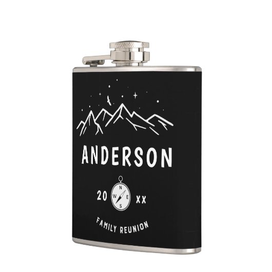 Rustic Camping Personalized Family Reunion Heupfles (Links)