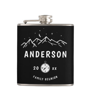 Rustic Camping Personalized Family Reunion Heupfles