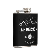 Rustic Camping Personalized Family Reunion Heupfles (Rechts)