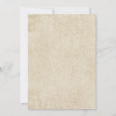 Rustic Camping Wedding Invitations Kaart (Achterkant)