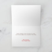 Rustic Canvas Custom Vrolijke Kerst Kaarten (Binnen)