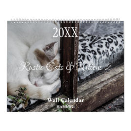 Rustic Cats & Kittens 2 Muurkalender - HAMbyWG Kalender