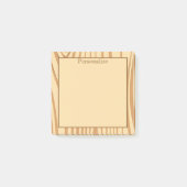 Rustic Cedar Wood Stain Plank Board Post-it® Notes (Voorkant)