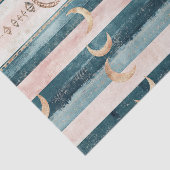 Rustic Celestial Stripe Moon Sun Earthy (10) Tissuepapier (Detail)