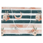 Rustic Celestial Stripe Moon Sun Earthy (3) Groot Cadeauzakje (Achterkant)