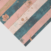 Rustic Celestial Stripe Moon Sun Earthy (6) Tissuepapier (Detail)