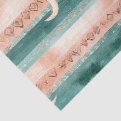Rustic Celestial Stripe Moon Sun Earthy (8) Tissuepapier (Detail)