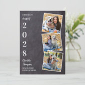 Rustic Chalkboard 3 Aankondiging van een foto-Afst (Staand voorkant)