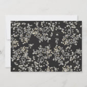 Rustic Chalkboard Daisy in Mason Jar Tea Party Kaart (Achterkant)