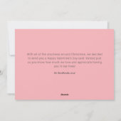 Rustic Chalkboard Happy Valentine's Day Photo Feestdagenkaart (Achterkant)