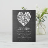 Rustic Chalkboard Kitchen Tea Vrijgezellenfeest Pa Kaart (Staand voorkant)