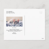 Rustic Chalkboard O Holy Night Lyrics Christmas Feestdagenkaart (Achterkant)