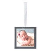 Rustic Chalkboard Photo Collage Snow Decoratie (Rechts)