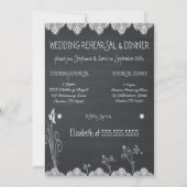 Rustic Chalkboard repesal diner Kaart (Voorkant)