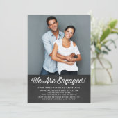 RUSTIC CHALKBOARD | VERZOEK VAN DE BETROKKENPARTIJ KAART (Staand voorkant)