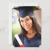 Rustic Chalkboard Wreath Photo 2018 Afstuderen Kaart (Achterkant)