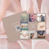 Rustic Champagne Ampersand Photo Collage Wedding Save The Date